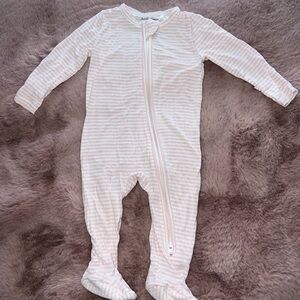 Angel Dear Pink Bamboo Footie